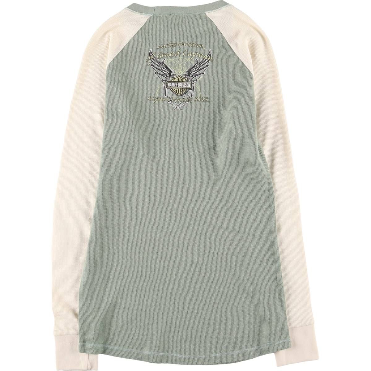 古着 ハーレーダビッドソン Harley-Davidson サーマルロンT ワッフル レディースM相当 eaa 543066