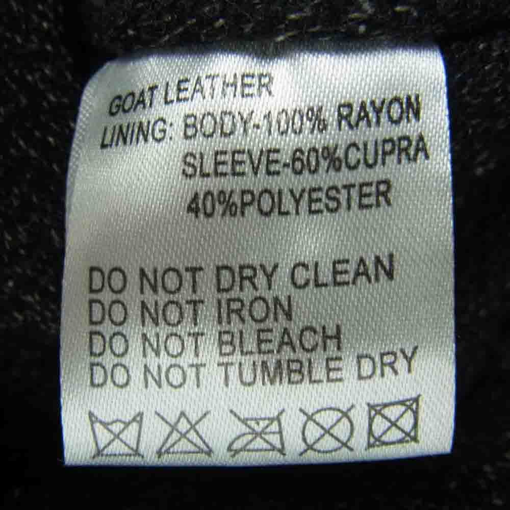 WESTRIDE ウエストライド GOAT LEATHER COATS 山羊 ゴート レザー