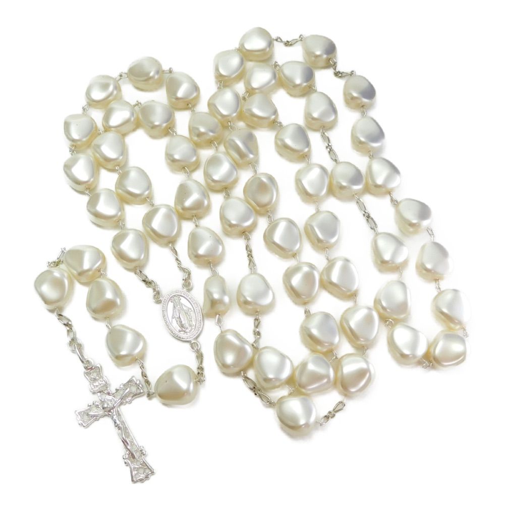 No．317 gunda風 チェーン シルバー ネックレス V系 十字架 骸骨 No