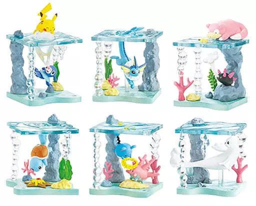 食玩 トレーディングフィギュア 全6種セット ポケットモンスター あつめて ひろがる!ポケモンワールド きらめきの海