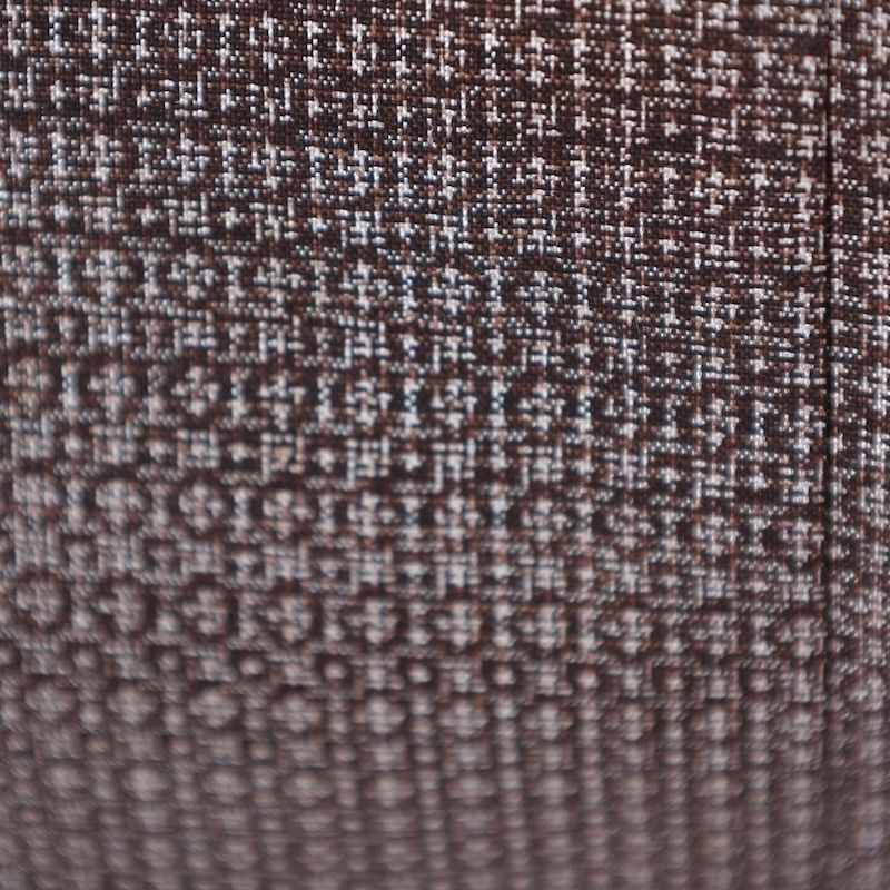 着物 メンズ 男アンサンブル 茶 濃淡 80亀甲 |B116