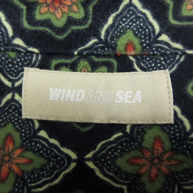 22SS ウィンダンシー WIND AND SEA BEYOUTH pattern Open collar shirt ...