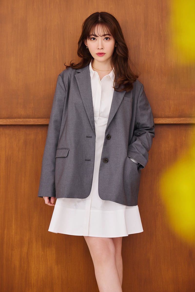 Her lip to】Twill Oversized Jacket - メルカリ