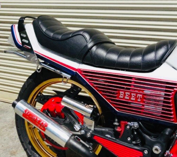 REDSTAGE CBX400F ファッションタンデムバー 純正テール対応 レッド