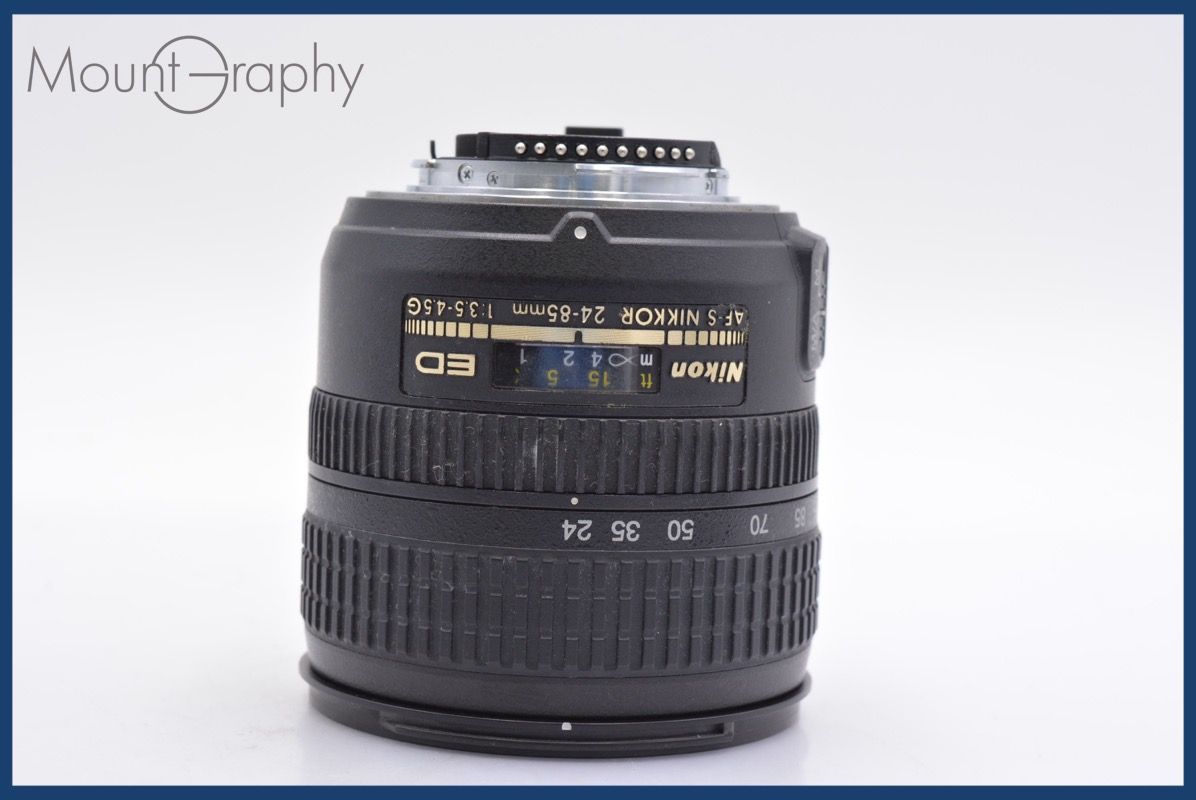 ☆良品☆ ニコン Nikon AF-S DX NIKKOR 24-85mm F3.5-4.5 G 前後 