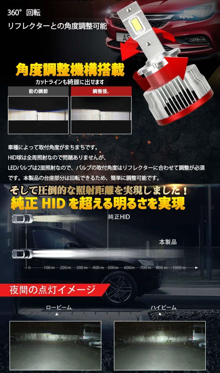 低価日本製D4S/D4R 業界初 無加工で簡単に純正HIDをLEDヘッドライト化bB QNC2# H26.8 ～ 車検対応 6500k その他