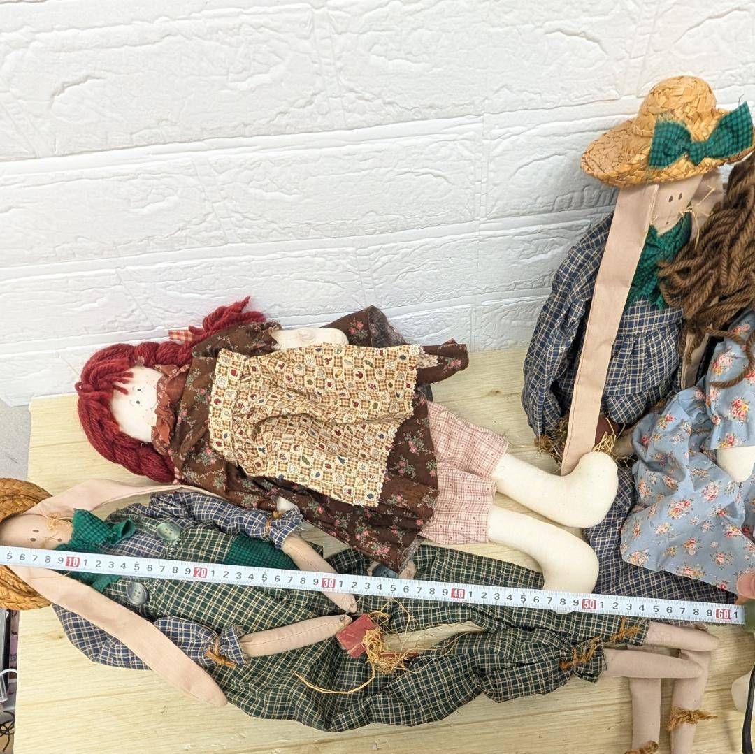 カントリードール アンティーク レトロ 4個セット まとめ売り - メルカリ