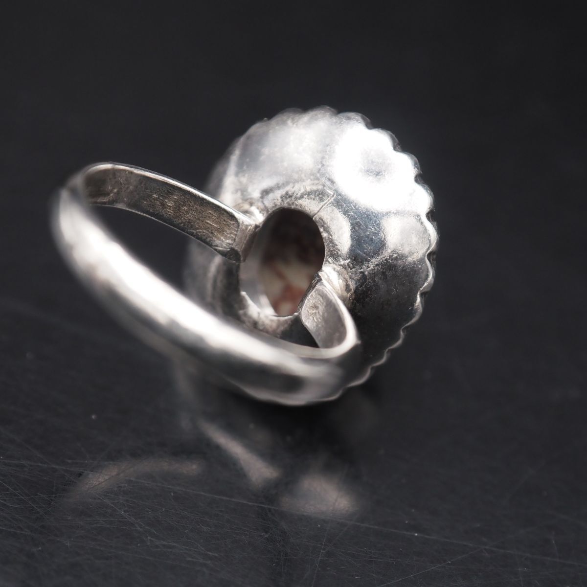 バナナ猫　カンテラオパール　シルバー925　リング crochet］カンテラオパール×silver925 リング | Shining Baby
