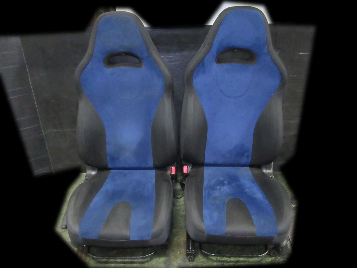 スバル GDA インプレッサ WRX 2003 Vリミテッド 涙目 中期 D型 純正 左右 フロントシート 運転席 助手席 GDB