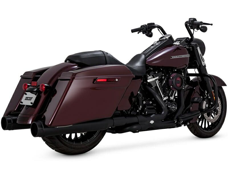 VANCE＆HINES TORQUER 450 スリップオンマフラー ：2017年以降ツーリング/ブラック