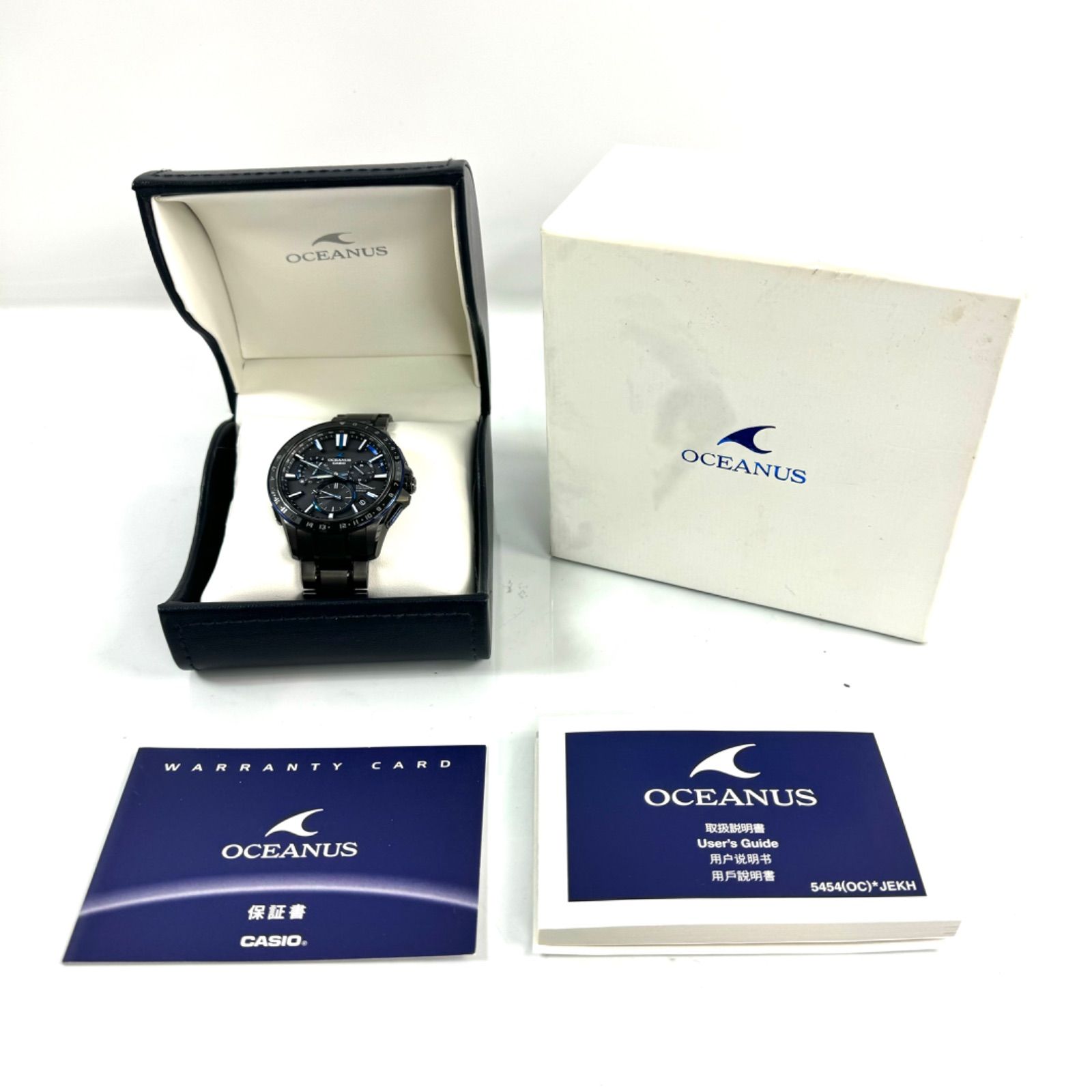 カシオ　オシアナス　OCW-G1200B-1AJF チタン　黒　gps オシアナス(OCEANUS) (OCW-G1200B-1AJF) | ブランド腕時計の正規販売店