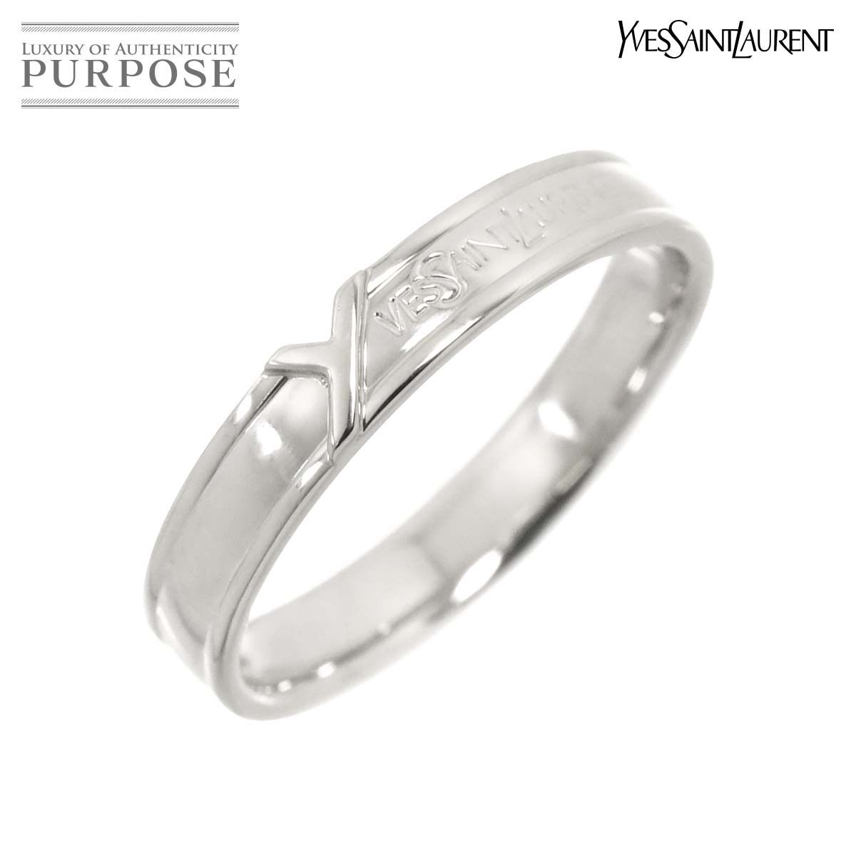 イヴ サンローラン Yves Saint Laurent #14 リング Pt プラチナ 指輪  