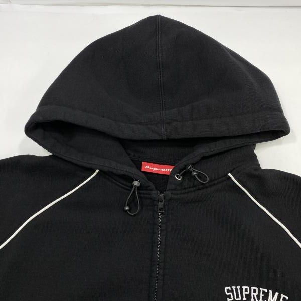 中古】Supreme 25FW Playoffs Zip Up Hooded Sweatshirt ブラック size