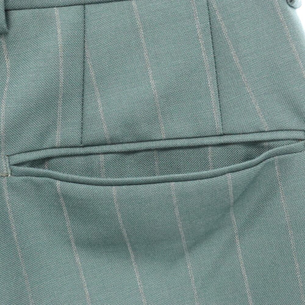 WACKO MARIA (ワコマリア) 22AW DORMEUIL STRIPED PLEATED TROUSERS