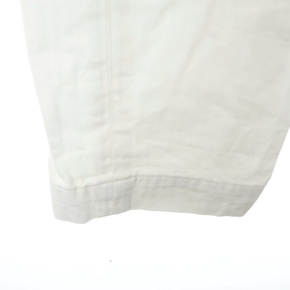 RRL (ダブルアールエル) ボタンフライ コットン チノパンツ ホワイト