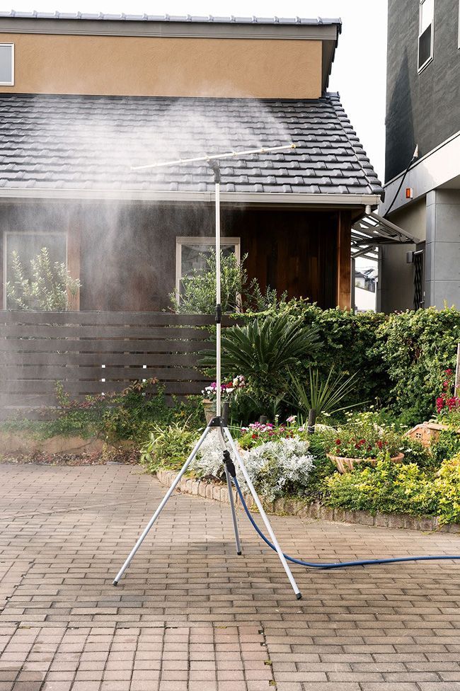 S30◆ 佐川急便配送 後藤 ミストdeクールシャワー スタンドビッグ ミストシャワー 屋外 スタンド 屋外用 熱中症対策 庭 業務用 ベランダ子供 グラウンド ミストスタンド ミスト発生器 暑さ対策 グッズ ミスト 屋外作業