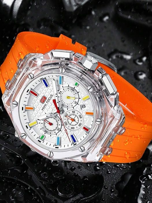 腕時計 メンズ クォーツ 1個 ファッションスポーツクォーツ腕時計 メンズ 小さな文字盤 カレンダー シリコンストラップ ビジネスカジュアル メンズ腕時計 トップブランド ラグジュアリー