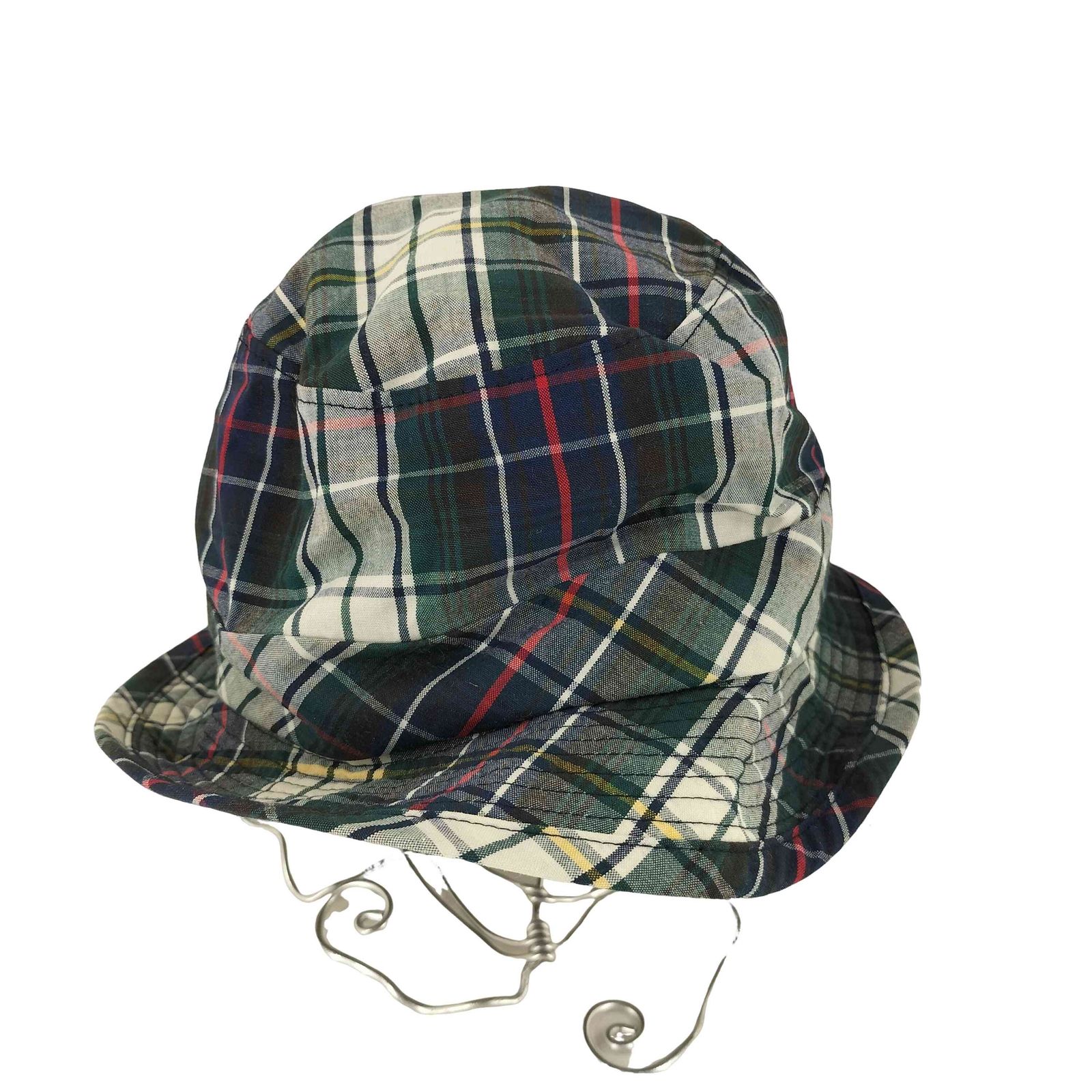 【美品】ジュンヤワタナベコムデギャルソン ハンチング ベレー帽 チェック グレー 中古・古着通販】JUNYA WATANABE COMME des GARCONS ((ジュンヤ