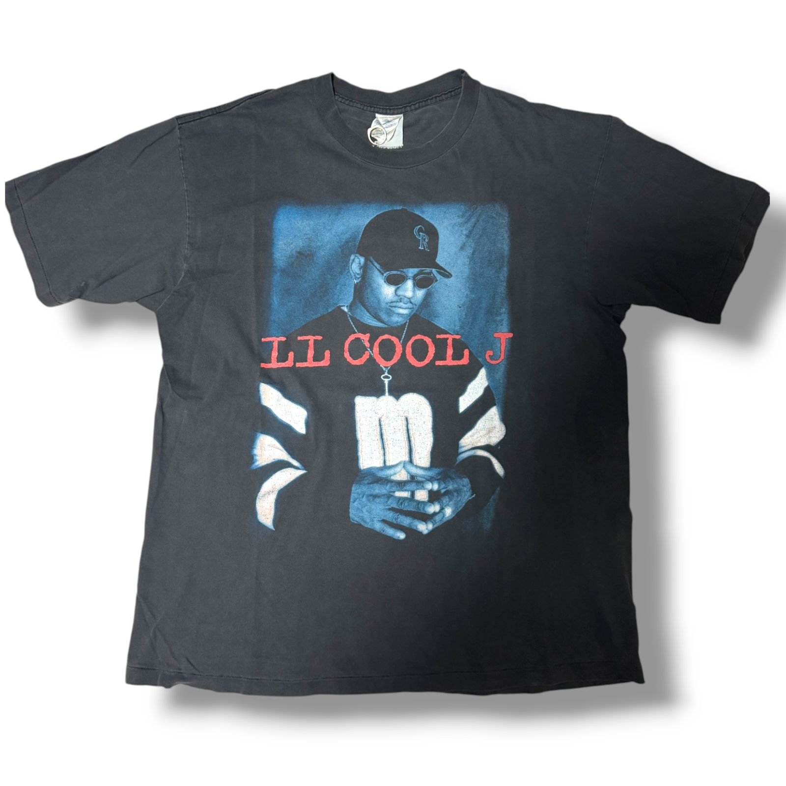 90s LL COOL J Vintage T-Shirt エルエルクールジェイ XLサイズ相当 ヴィンテージ ラップTシャツ ラッパーTシャツ HIPHOP RAP