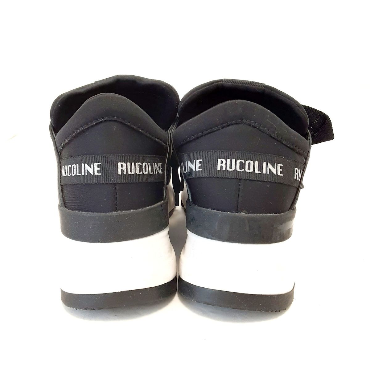 RUCO LINE(ルコライン) スニーカー 36 レディース - 黒×白 インソール