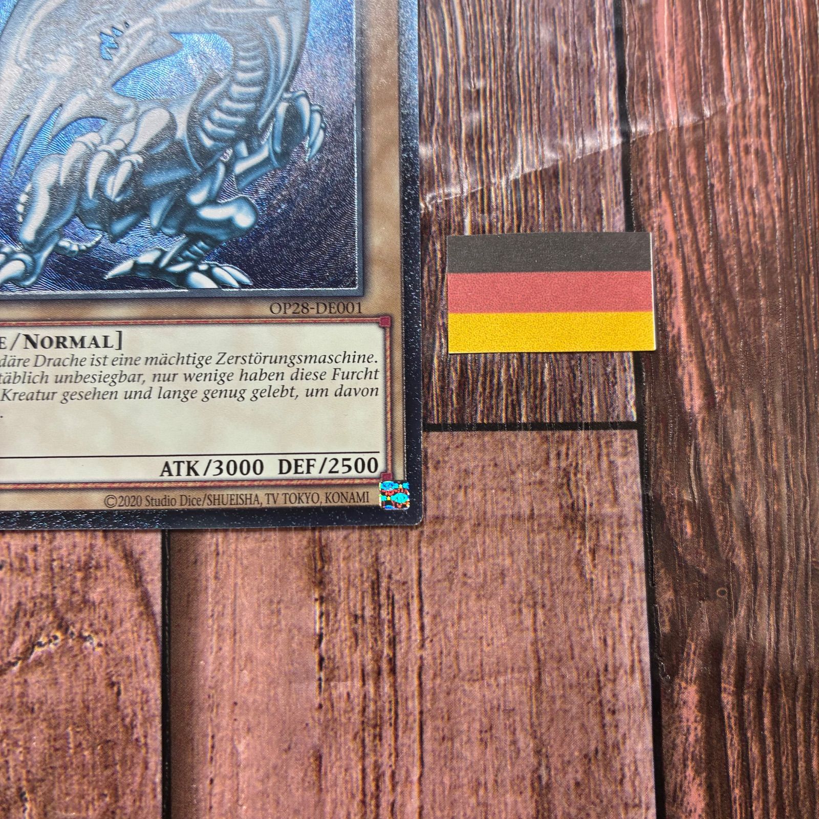 遊戯王 青眼の白龍 ドイツ版 EU版 OTS28 レリーフ WWW_STEELWINDOWSANDDOORS_COM