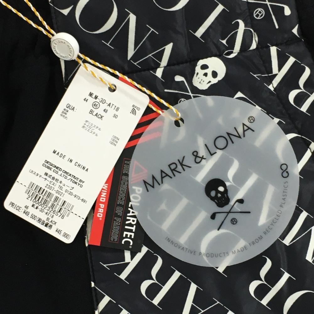 メンズウェア MARK &LONA MARK&LONA マークアンドロナ ハーフジップ 半袖 Tシャツ スカル柄