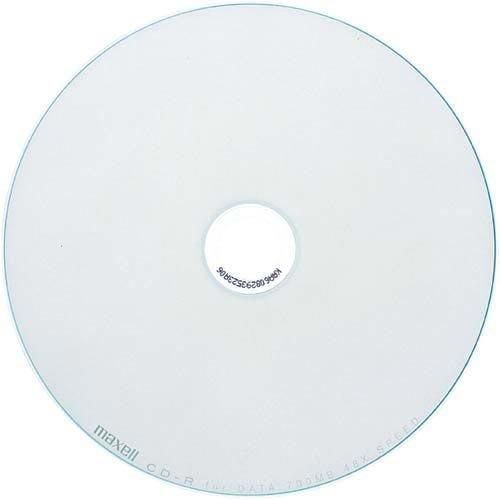 maxell データ用 CD-R 700MB 48倍速対応 インクジェットプリンタ対応ホワイト ワイド印刷 50枚 スピンドルケース入 CDR