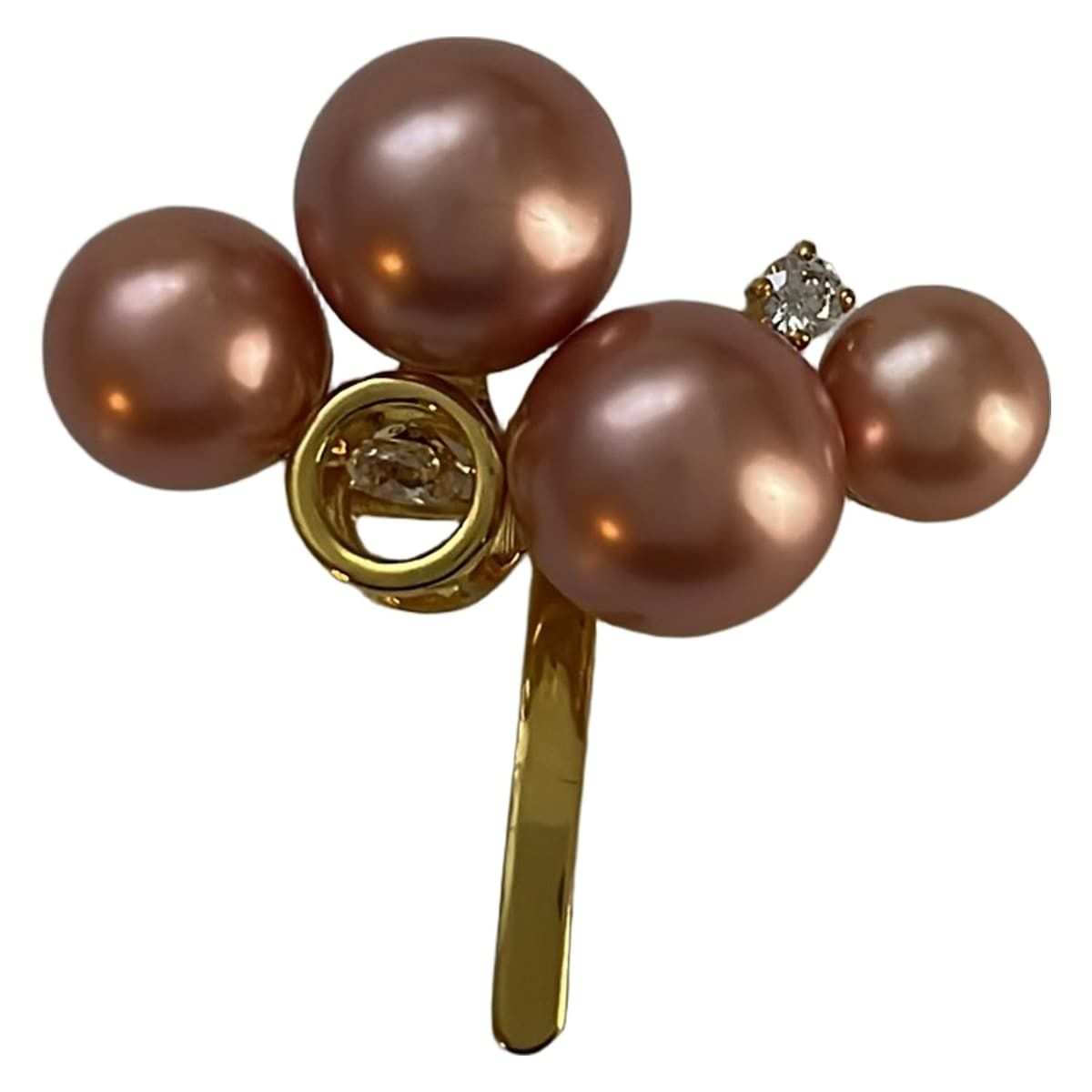 ComplexBIZ コンプレックスビズ アクセサリー - ゴールド×ライトピンク×クリア ポニーフック