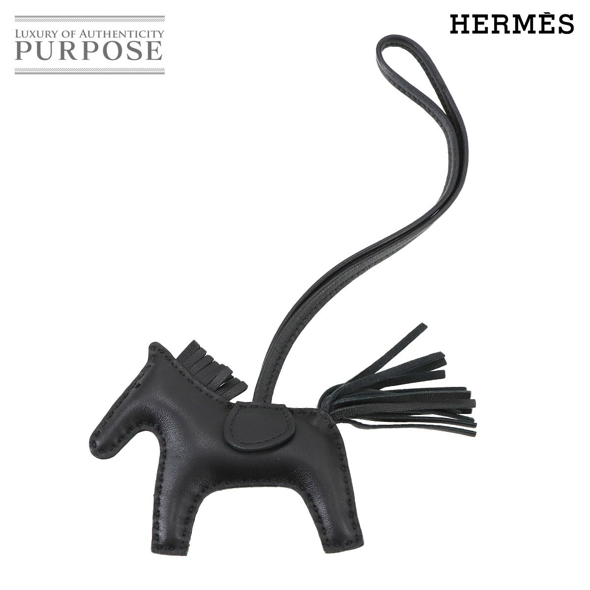 エルメス HERMES ロデオ PM バッグ チャーム アニューミロ スイフト ソーブラック Y刻印 Rodeo PM 90283065