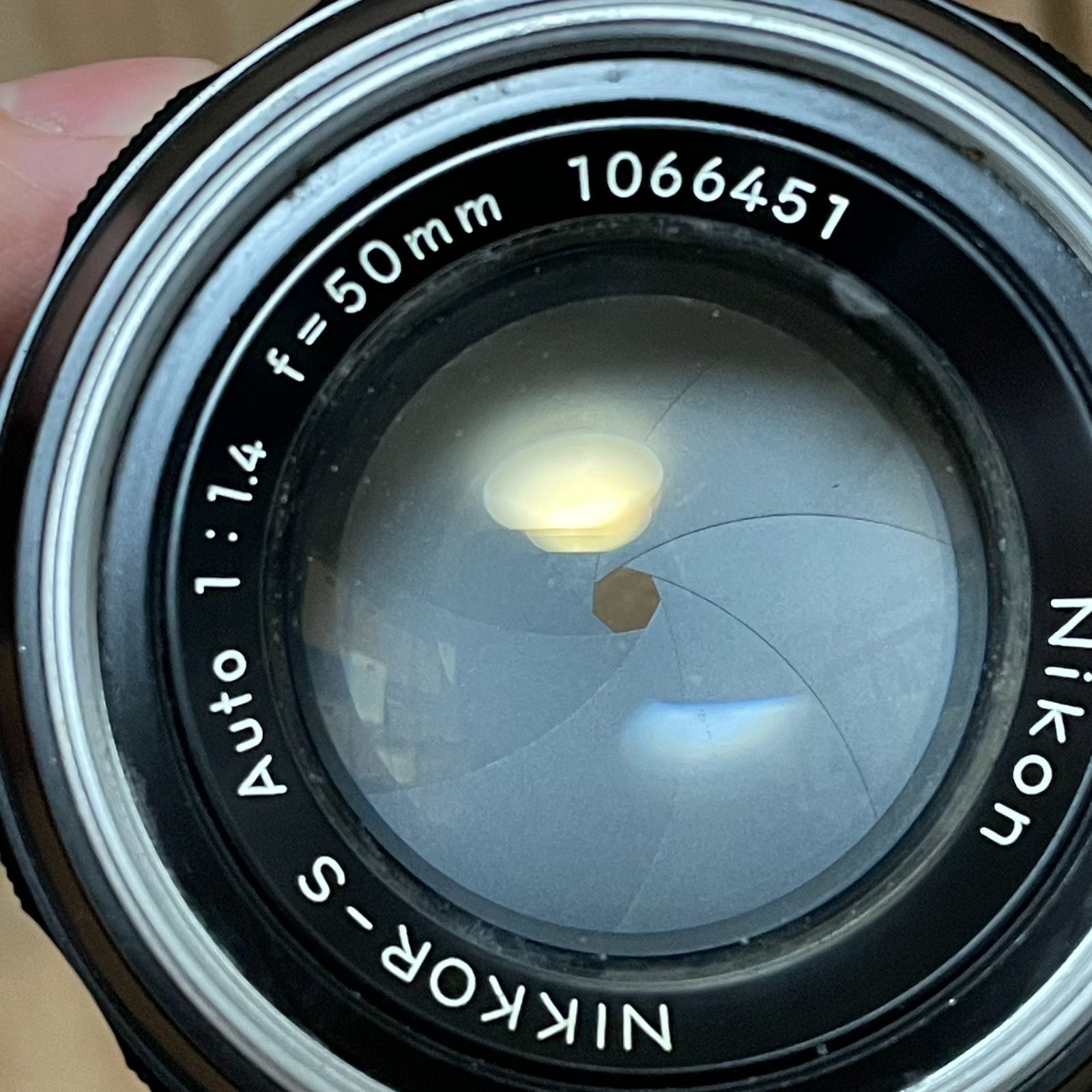 I25[6909C]4 ニコン Nikon NIKKOR-S Auto 50mm F1.4 - メルカリ