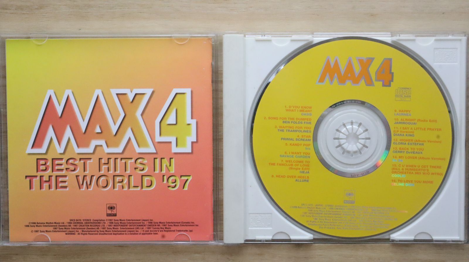 マイケミカルロマンス 1stアルバム　廃盤 レア 送料込 国内盤 当日発送！ 国内盤CD☆オムニバス/Various Artists□ MAX4 【SRCS8470