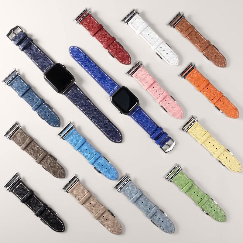 ヨーロピアンエンボスレザーバンド アップルウォッチ