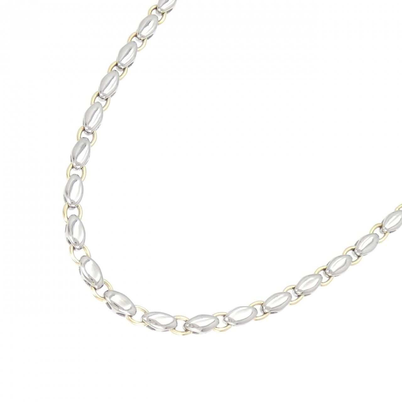 ブルガリ 750YG/ST ネックレス - メルカリ 