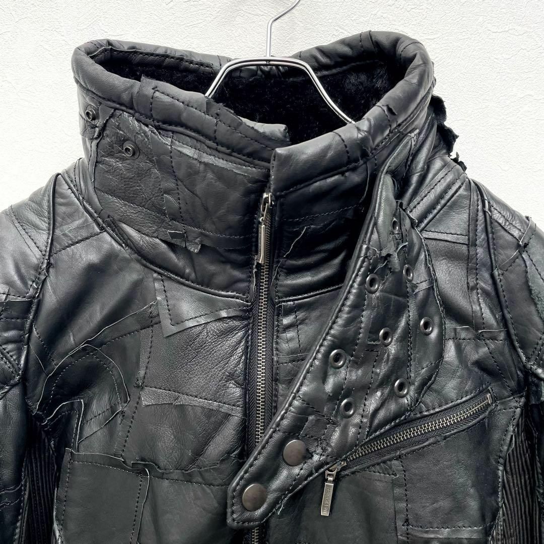 超希少 ヤスユキイシイ 最高級レザー ライダースジャケット サイズ46