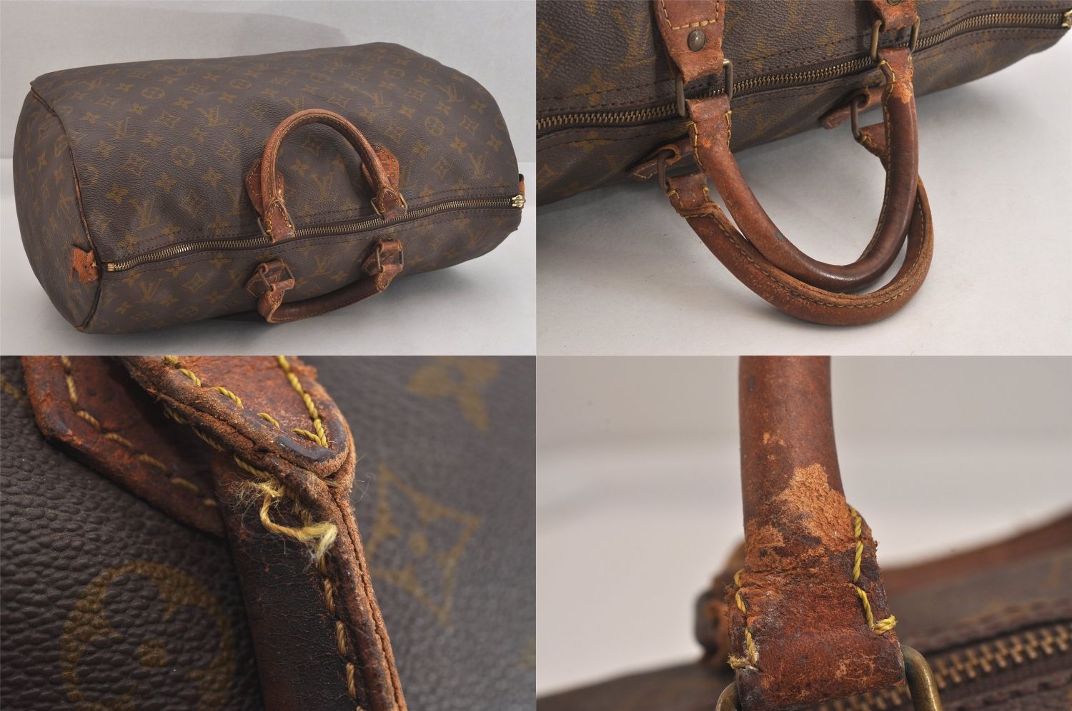 ジャンク品？！　ルイヴィトン　ハンドボストンバッグ LOUIS VUITTON ルイヴィトン モノグラム キーポル 50 トラベル