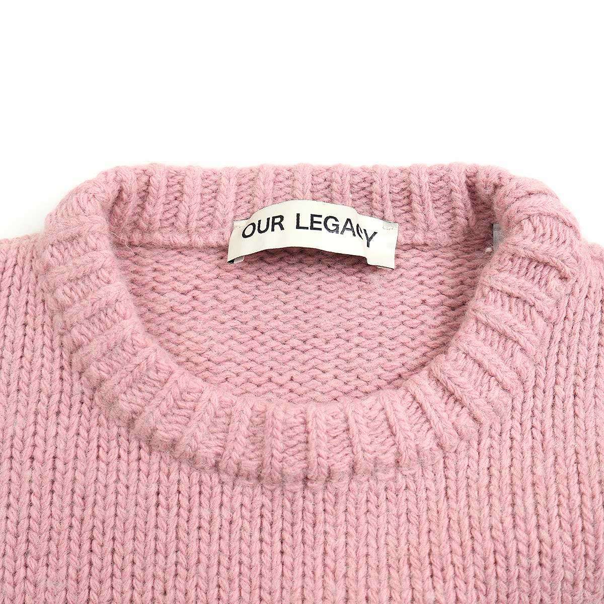 OUR LEGACY アワーレガシー 22AW SONAR CANDYFLOSS CHERRY ニットセーター M4223SRCJ ピンク 46 OUR LEGACY アワーレガシー 22AW SONAR CANDYFLOSS CHERRY ニット