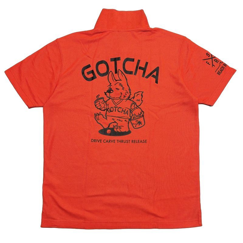 カラー・サイズ選択可 GOTCHA GOLF ガッチャゴルフ 半袖ポロシャツ