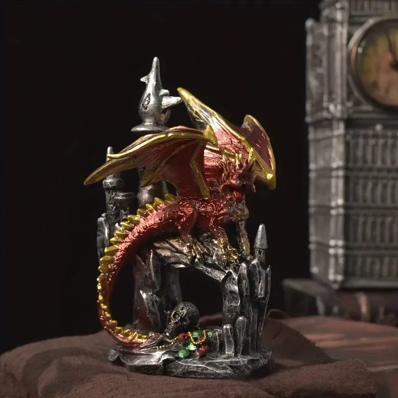 インテリア雑貨 インテリア小物 置物 オブジェ オーナメント ドラゴン 龍 かっこいい ロック パンク パーティ小物 装飾 ダイニング キッズルーム リビング 書斎 プレゼント ギフト