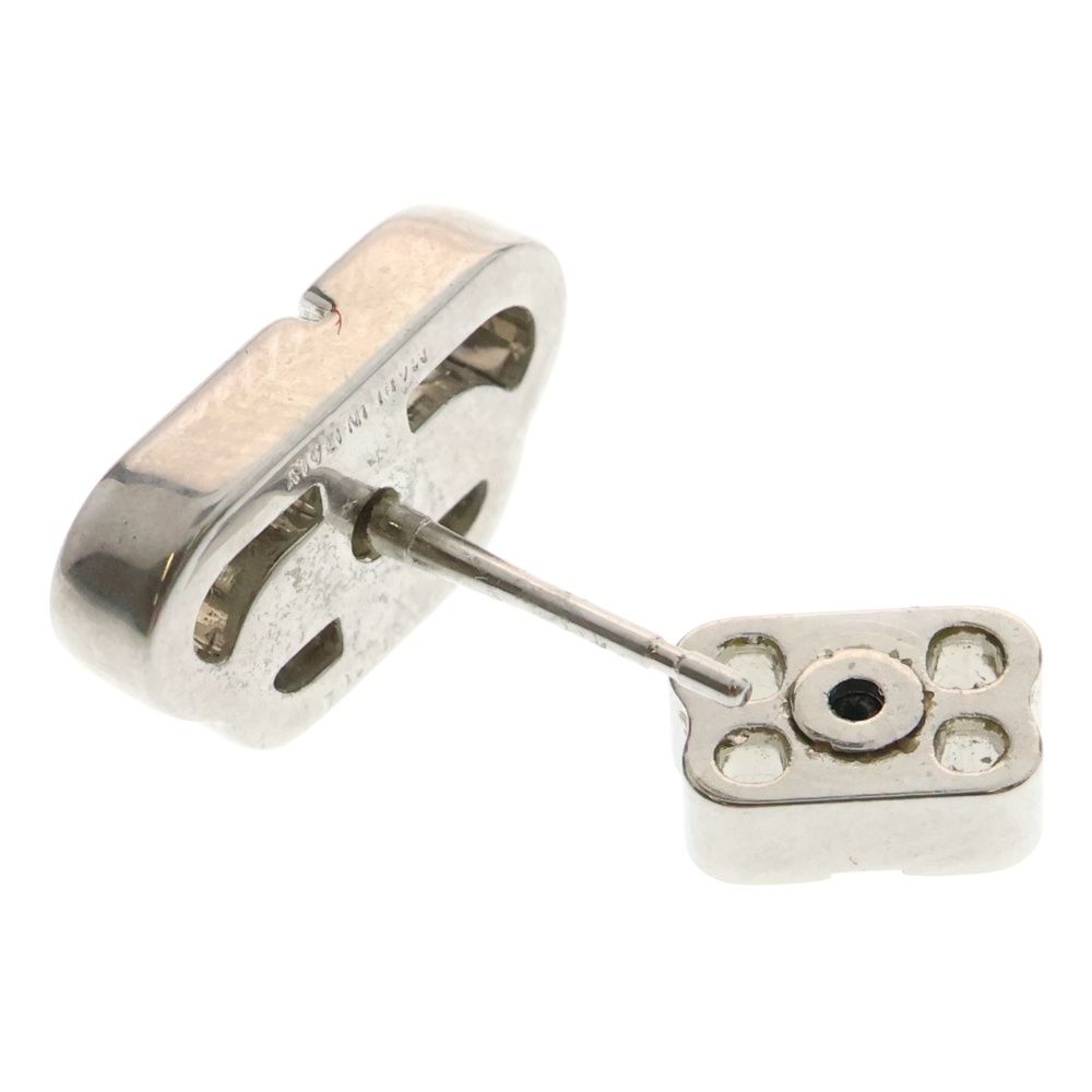 BALENCIAGA BBロゴ シルバートーン スタッド ピアス BALENCIAGA BBロゴ シルバートーン スタッド ピアス 人気 (BALENCIAGA