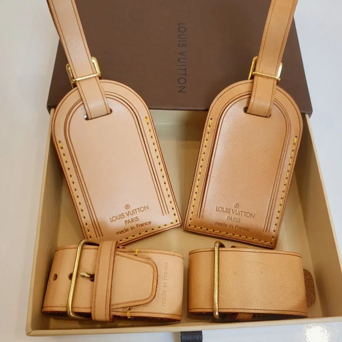 Louis Vuitton ルイヴィトン ネームタグ ハンドルホルダー 2 犬セット