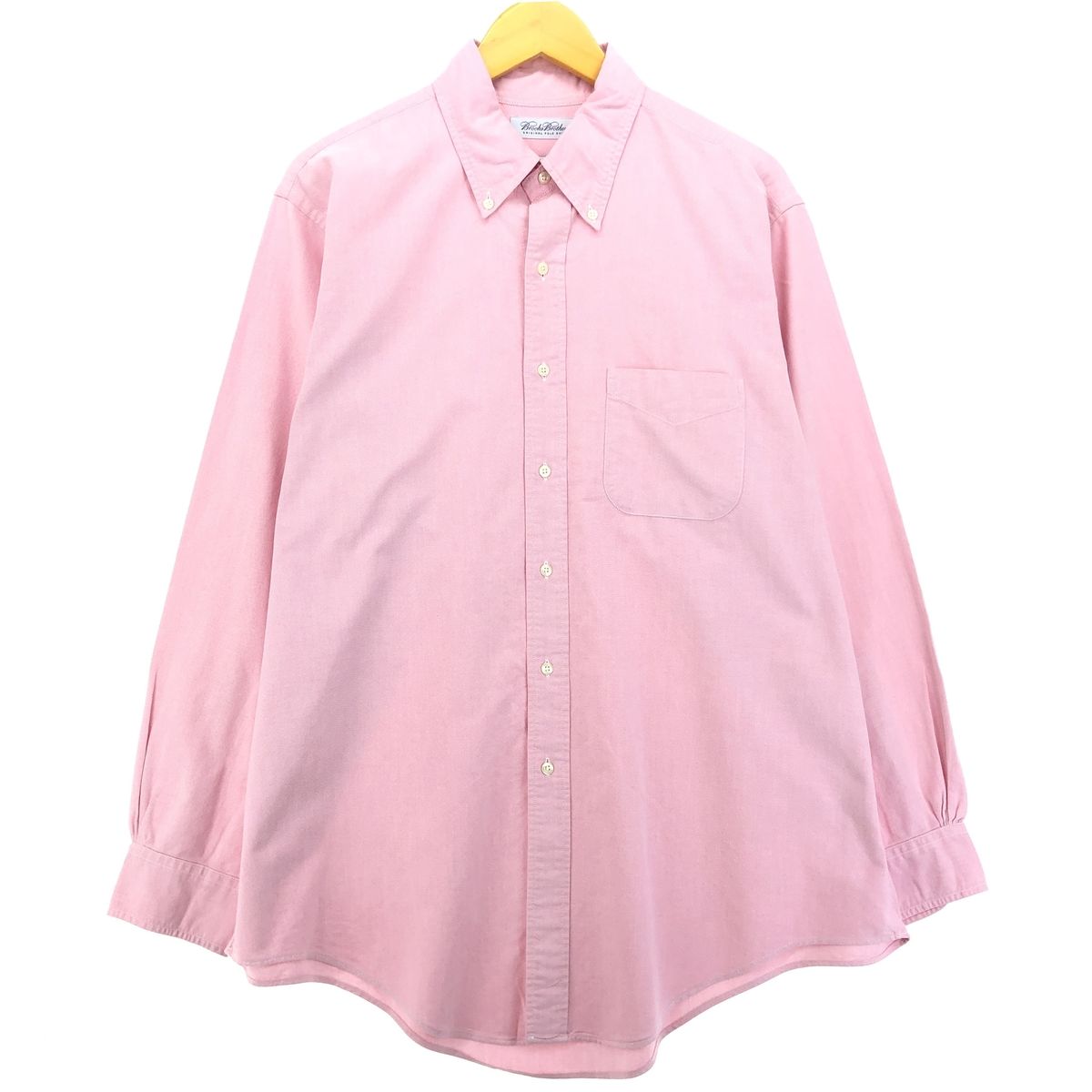 古着 ブルックスブラザーズ Brooks Brothers 長袖 ボタンダウンシャツ USA製 メンズXL/eaa454229