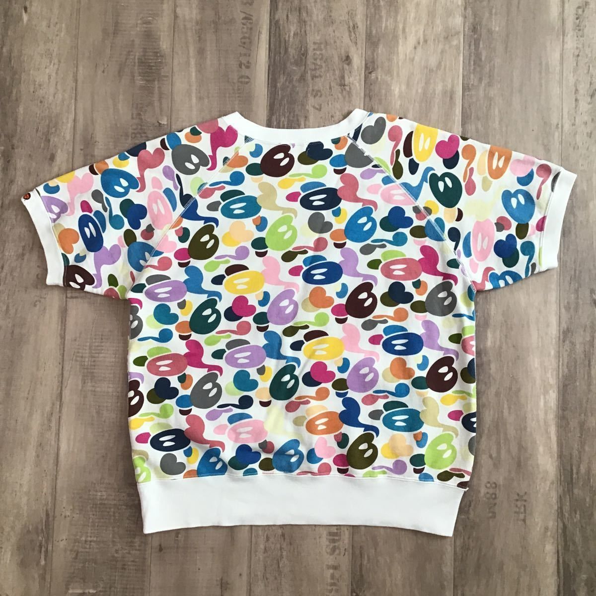 マイロ マルチカモ 半袖 スウェット Sサイズ a bathing ape BAPE 