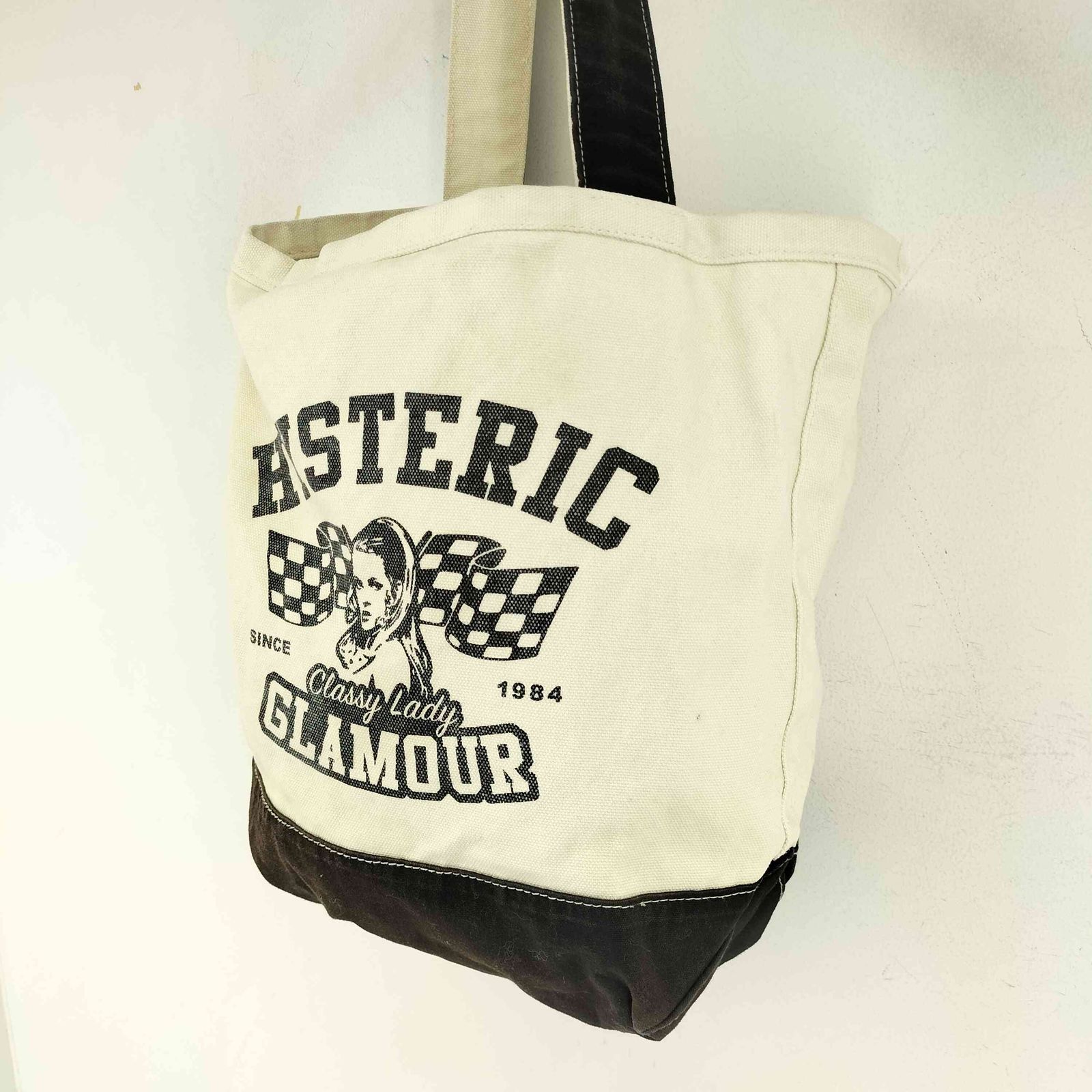 ヒステリックグラマー HYSTERIC GLAMOUR キャンバス地 ヒスガールプリント トートバッグ メンズ 表記無 