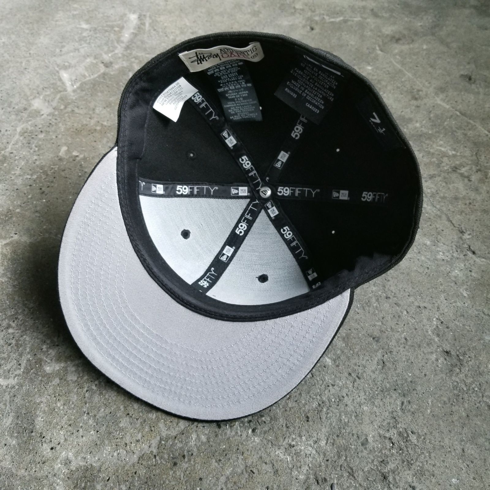 59FIFTY LA stussy ロゴキャップ サイズ7 1/2 Stussy LA Los Angeles Hat 7 1/2 Authentic Caps Fitted New