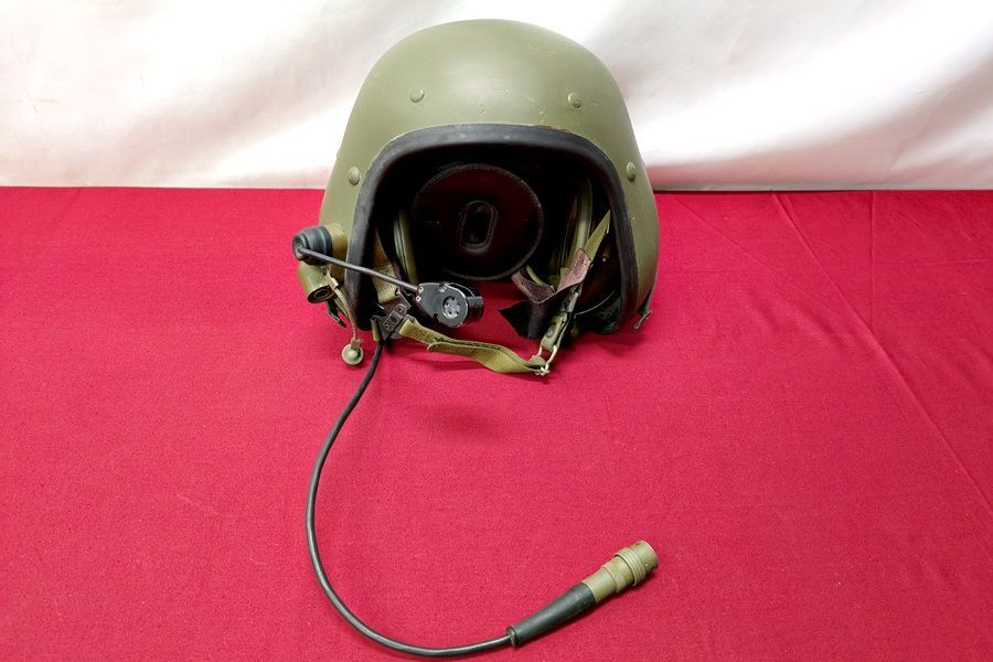 動作不明 英軍 AMPLIVOX アンプリヴォックス クルーマンズ ランカースヘルメット ヘルメットヘッドセット型電気式A車両乗員用ヘッドギア 830