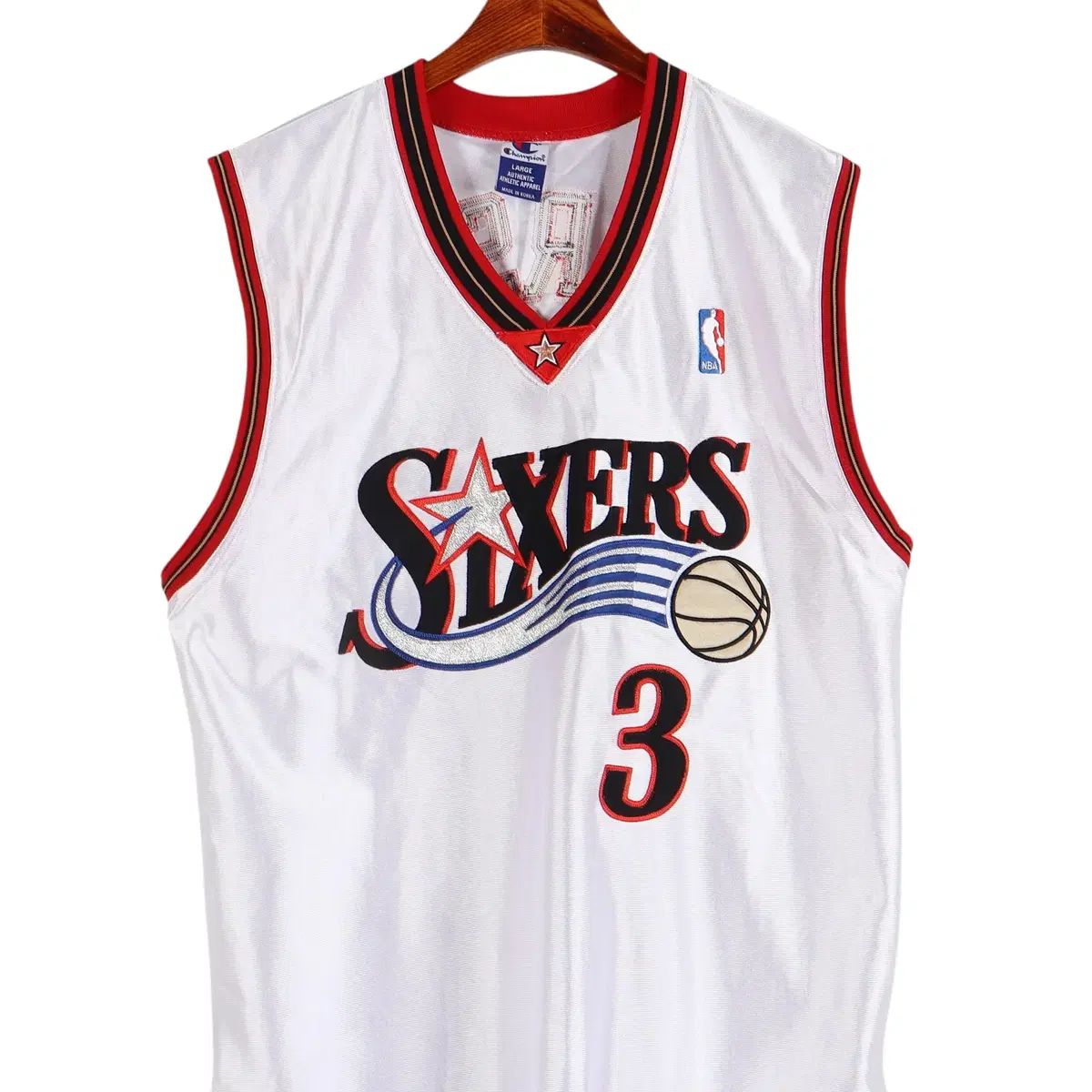 チャンピオン フィリー シクサーズ アレン アイバーソン バスケットボール ジャージ 9999