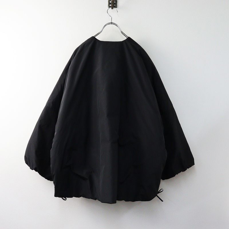 HYKE NYLON OXFORD COLLARLESS BIG JACKET - その他最 安 価格