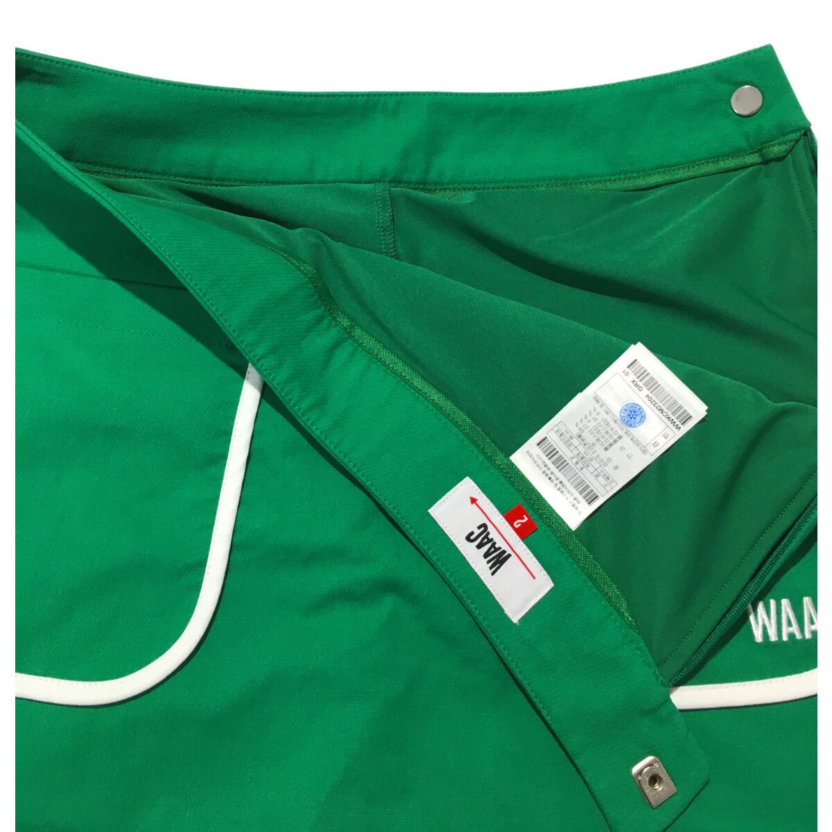 レディース ワック WAAC スカート 2(M) 緑 グリーン 一体型インナー