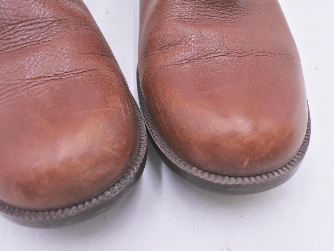 HARUTA　サイドコアブーツ　本革　ブラウン HARUTA ブーツ サイドゴアブーツ #6238XS レディース : ZOZOTOWN