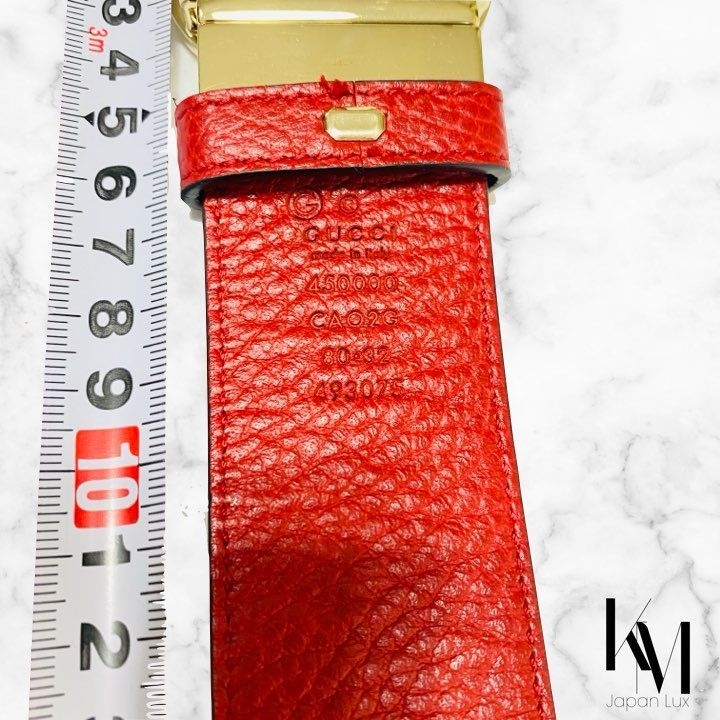 もっと値下げSALE！！！♡美品♡GUCCI リバーシブルレザーベルト 赤黒♡ ✨美品✨ GUCCI グッチ リバーシブルベルト赤黒 楽天市場
